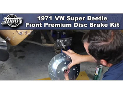 1971 VW Super Beetle - Front Disc Brake Conversion