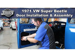 1971 VW Super Beetle - Door Installation & Assembly