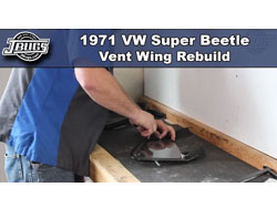 1971 VW Super Beetle - Vent Wing Rebuild