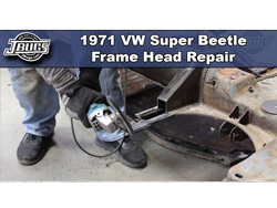 1971 VW Super Beetle - Frame Head Repair