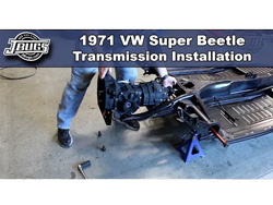 1971 VW Super Beetle - Transmission Installation