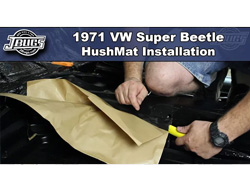 1971 VW Super Beetle - HushMat Installation