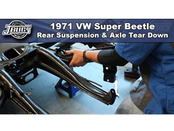 1971 VW Super Beetle - Rear Suspension & Axle Tear Down