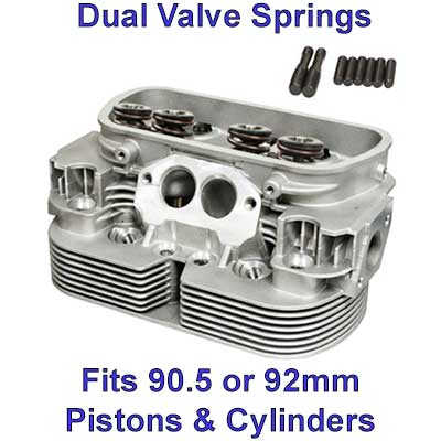 98-1440-B - EMPI GTV-2 VW Cylinder Head - Dual Port - for 90.5