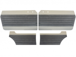 1956-1963 Karmann Ghia Door Panels - Front & Rear - Two-Tone