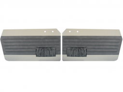 1956-1963 VW Karmann Ghia Door Panels - Front - with Pockets - 2-Tone Horizontal