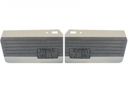 1964-1974 VW Karmann Ghia Door Panels - Front - with Pockets - 2-Tone Horizontal