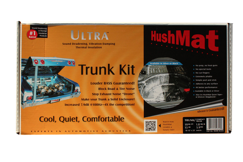 HM10300 - Hush Mat Ultra Sound Deadener - Black - 19 Square Feet