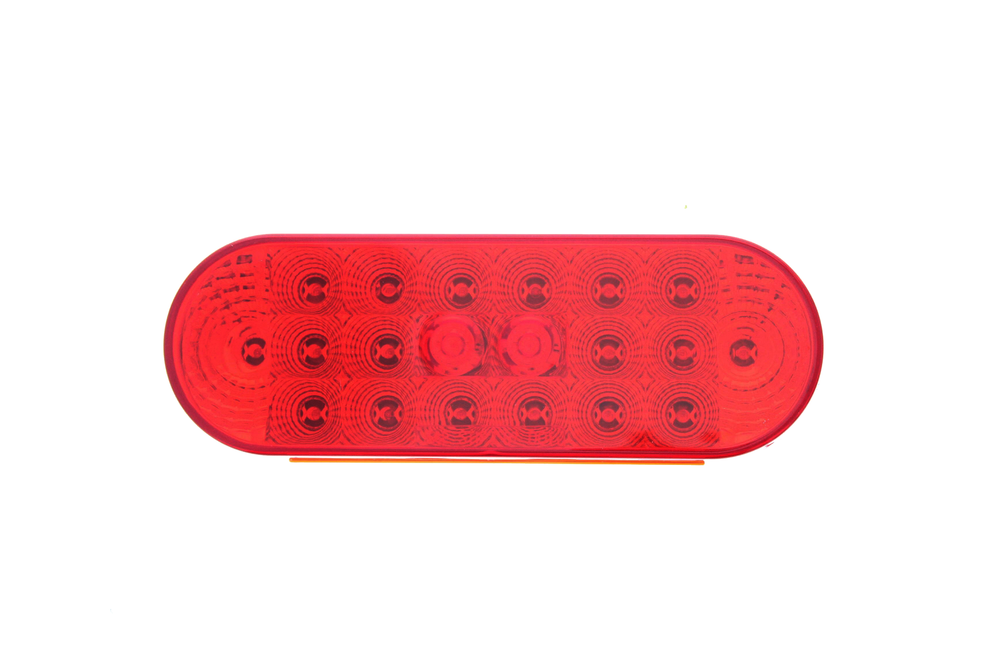 Oval LED Tail Light - Red