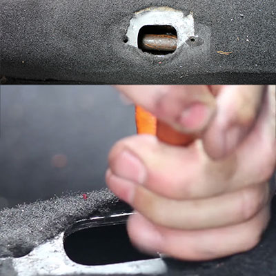 Removing the Shift Rod through Shifter Hole