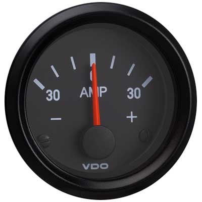 VDO Cockpit Series Ammeter Gauge - 30 AMP - 2 1/16"