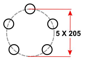 Vw Bolt Pattern Chart