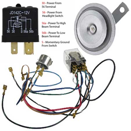 VW 6 to 12 Volt Conversion Kit, Beetle 1961 to 1966: VW Parts | JBugs.com