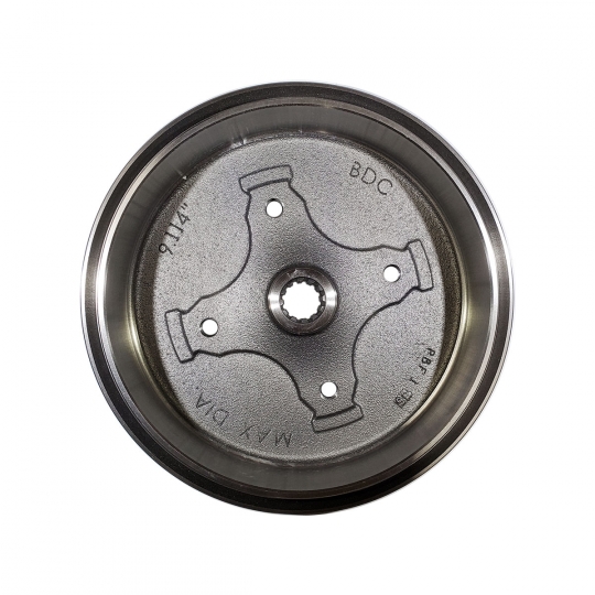 113501615JI - VW Brake Drum - Rear - 4-Lug - Italian - 1968-79
