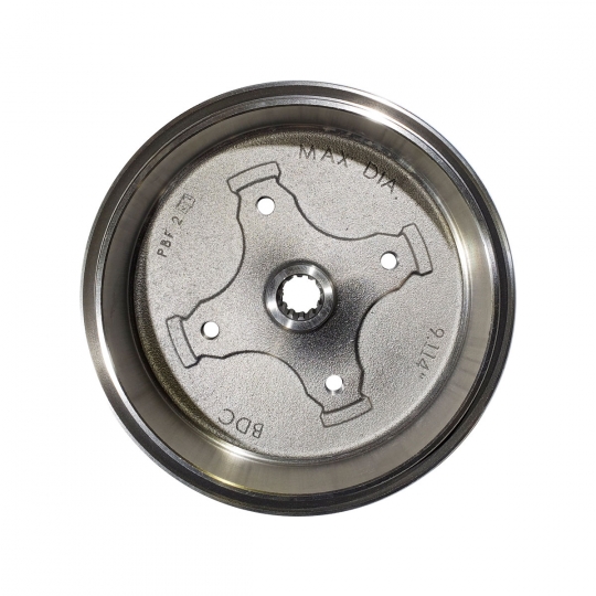 113501615J - VW Brake Drum - Rear - 4 Lug - German - 1968-79