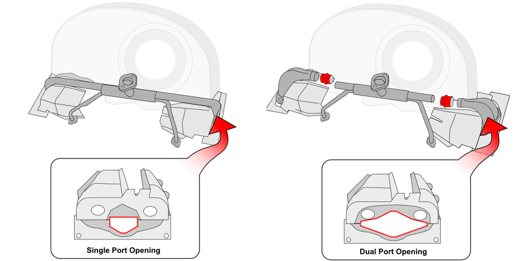 vw cylinder cooling tin openings single port dual port