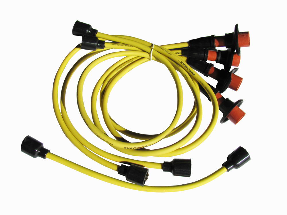 9475 VW Spark Plug Wires Yellow
