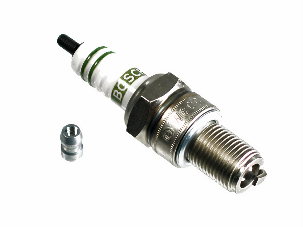 BOSCH Spark Plug Raised Metal Service Sign Gas Oil Garage