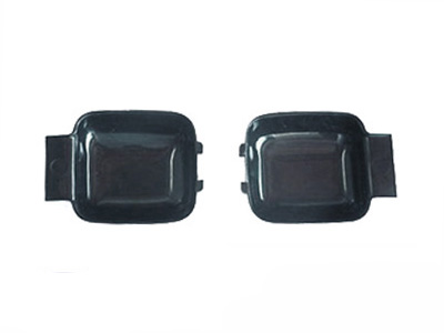 VW Door Finger Cover Plates - Pair - Black