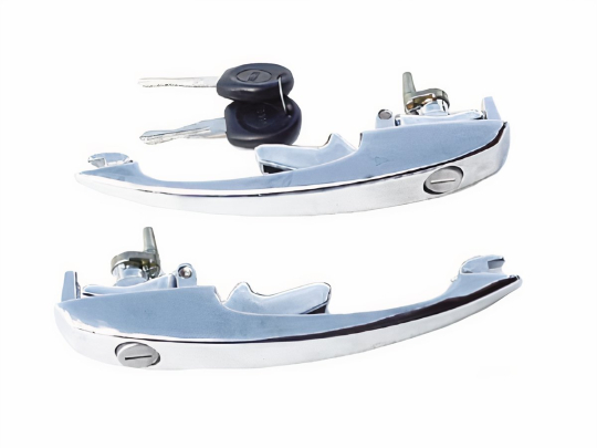 113898205M - VW Door Handle Kit - Pair - 1968-77 Beetle - 1971-79