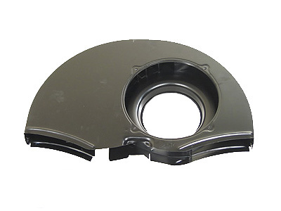 VW Upright Fan Shroud - without Heater Ducts - Black
