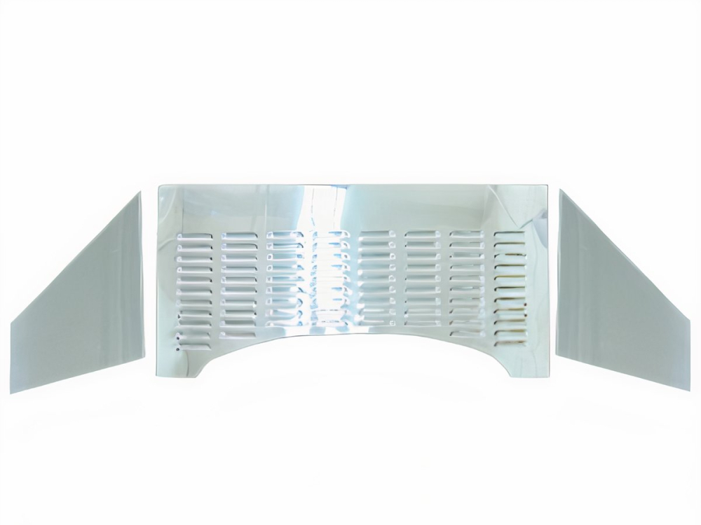 空冷vw DBK ファイヤーウォールパネル 62-3020 - VW Beetle Firewall Kit - Stainless Steel - w/ Louvers