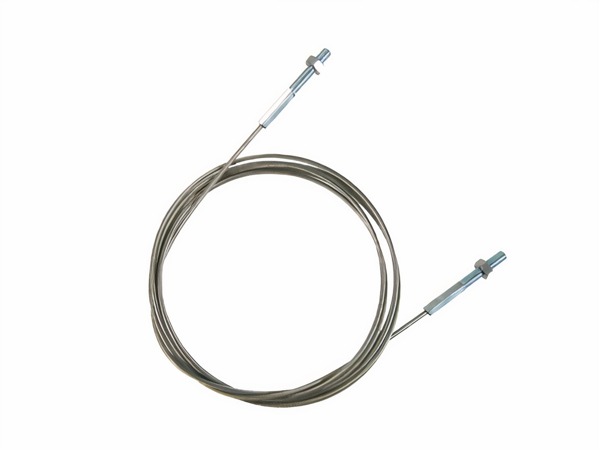 1969.5-1974 VW Karmann Ghia Convertible Top Cable - At Rear Window - 72.75