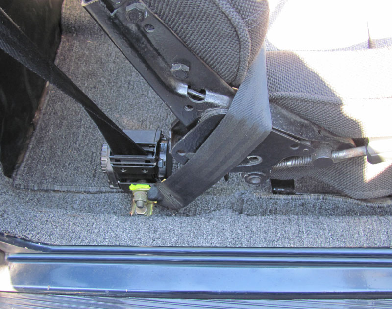 Safety belt black - VW Beetle
