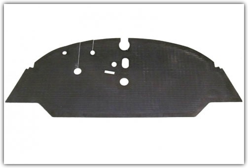 1959-1967 VW Bus Front Only Rubber Floor Mats 1959-1967 VW Bus Front Only Rubber Floor Mats