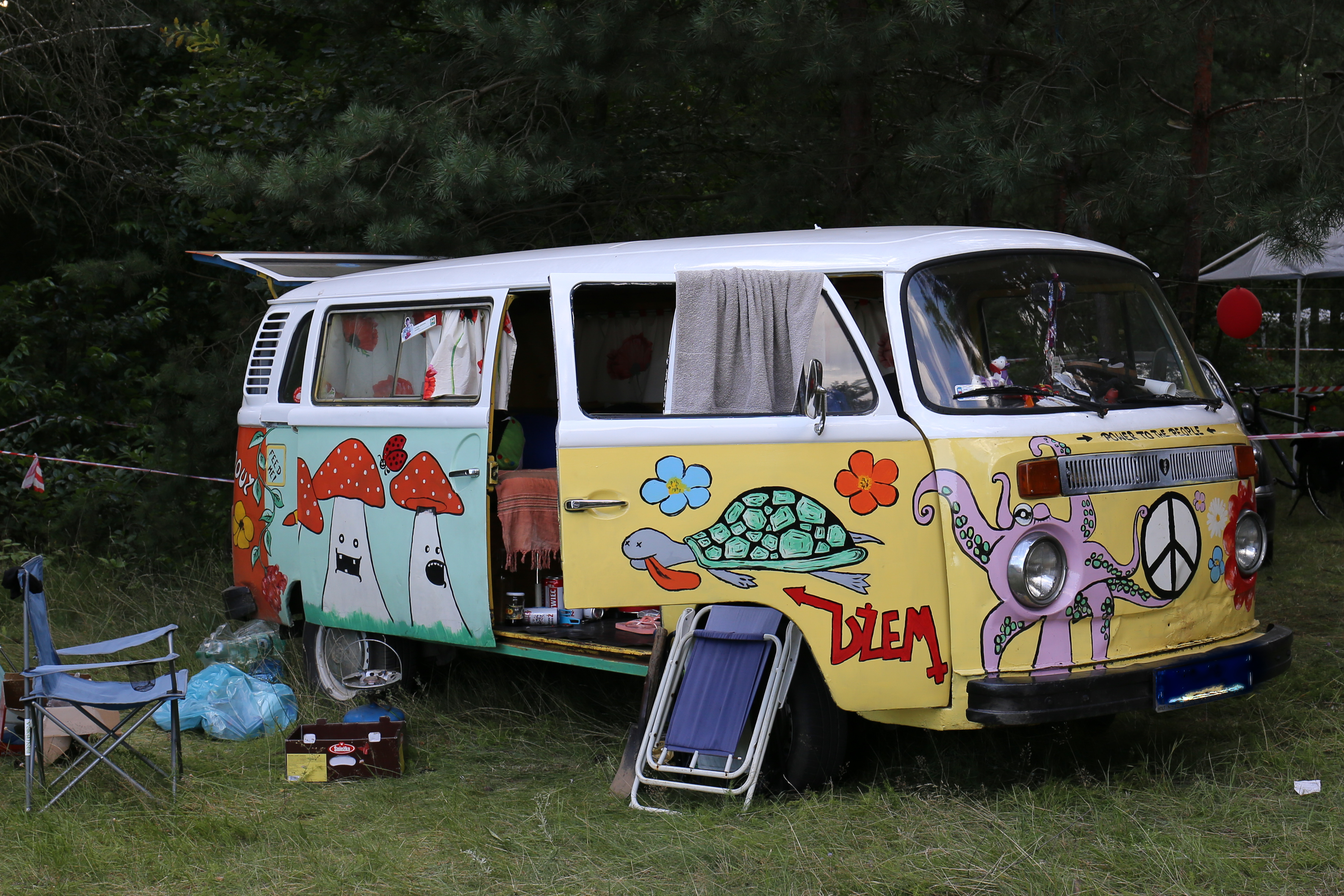 Bus at Polish Woodstock 2017