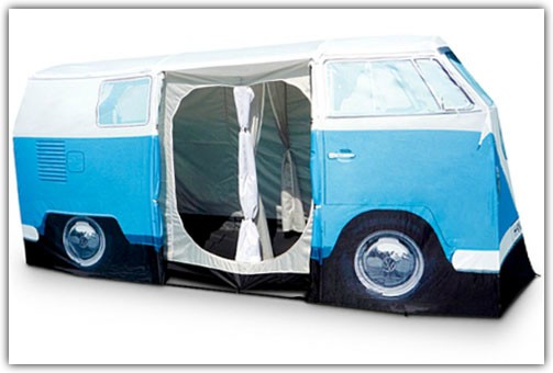 Classic VW Bus Shaped Tent Classic VW Bus Shaped Tent