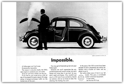 Classic VW "Impossible" Advertisement