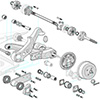 IRS Axle Parts Diagram