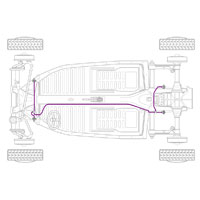 VW Bug Cables & Lines Routing Diagrams