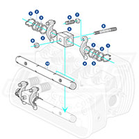Type 1 Stock Rocker Arm Assembly Diagram