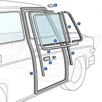 Type 3 Door Rubber Diagram