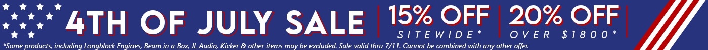 Fourth of July Sale. Valid through 07-08-2025.