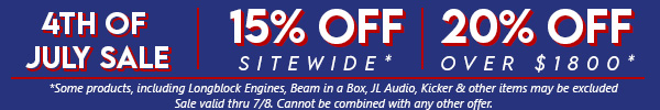 Fourth of July Sale. Valid through 07-08-2025.