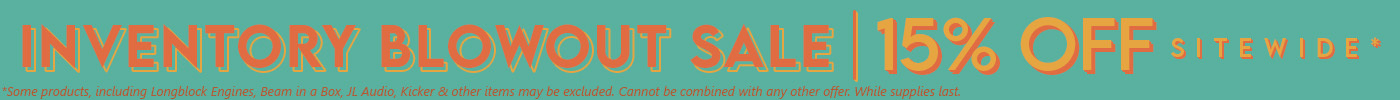 Inventory Blowout Sale. Going on now!