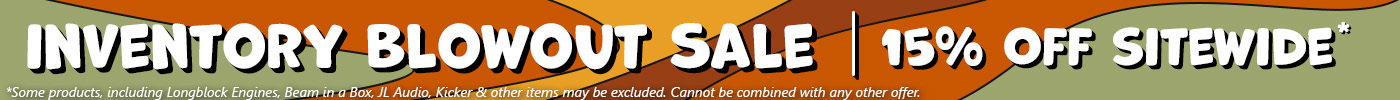 Inventory Blowout Sale. Going on now!